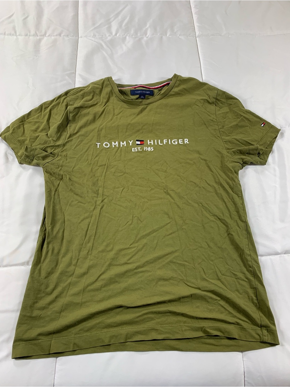 Pre loved TOMMY HILFIGER shirt mens size L
